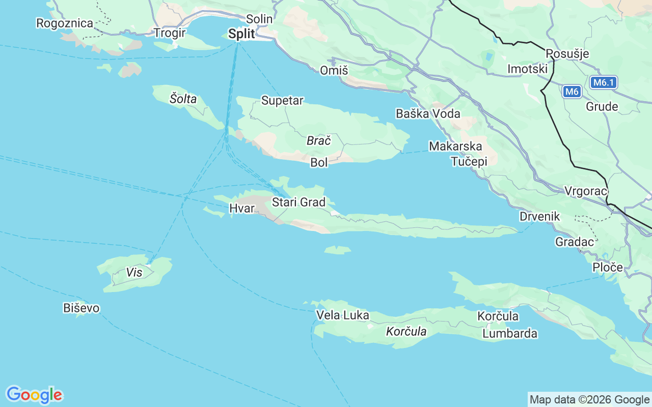 Location of the RIB: Vrboska, Vrboska