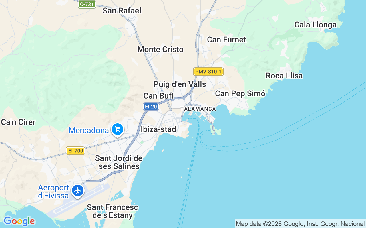 De locatie van Catamaran: Club Náutico Ibiza, Ibiza