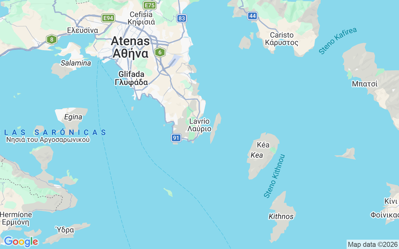 Ubicación Catamarán: Lavrio, Grecia