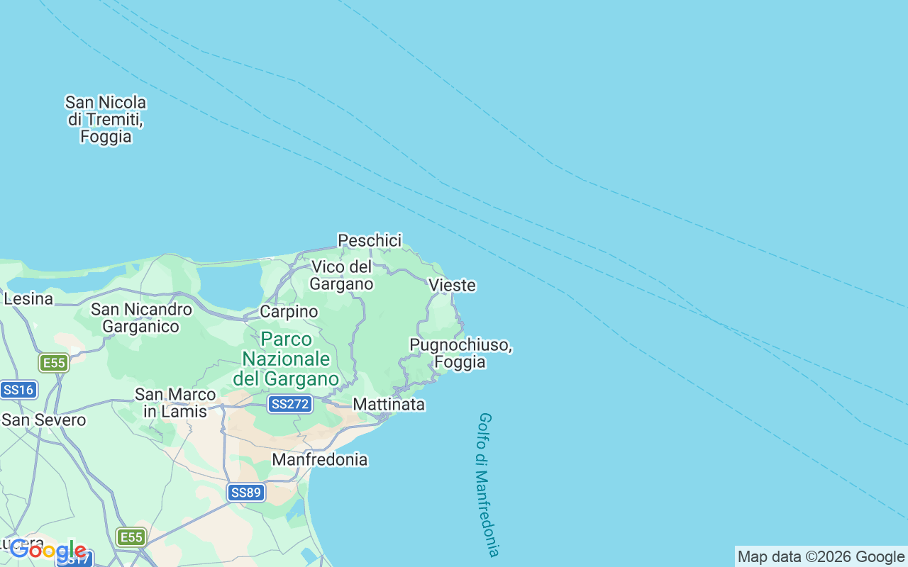 De locatie van Boot zonder vaarbewijs: Porto Di Vieste, 71019 Vieste