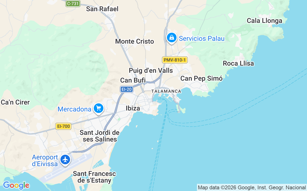 Emplacement du Catamaran: Club Náutico Ibiza, Ibiza
