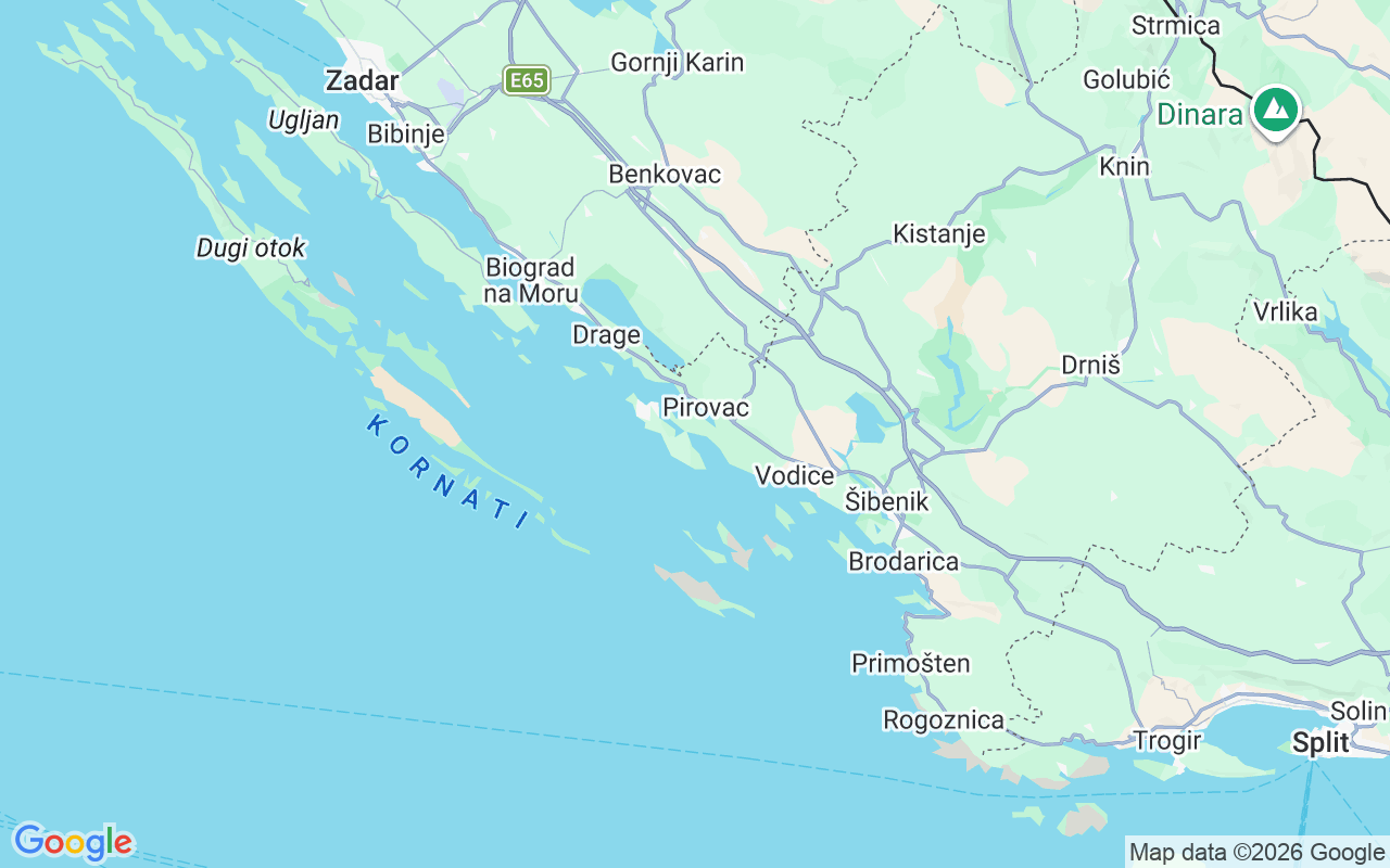 Ubicación Lancha: Općina Tisno, Croacia