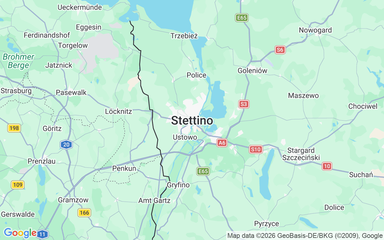 Luogo Barca a vela: Szczecin Dąbie, Stettino