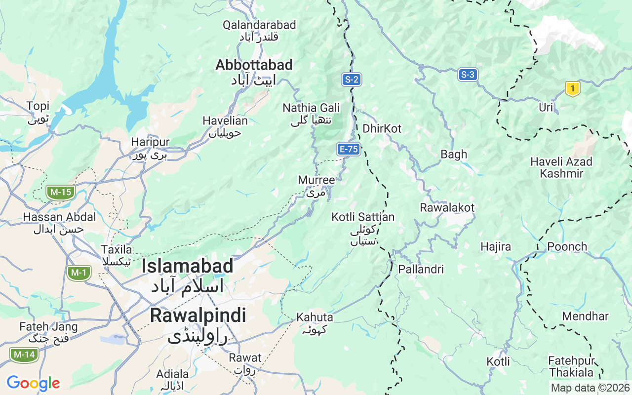 Plats för Motorbåt: Murree, Pakistan