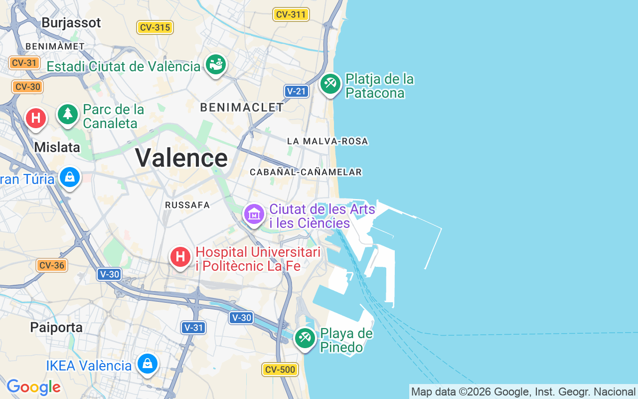Emplacement du Catamaran: La Marina De València (Real Juan Carlos), Valence