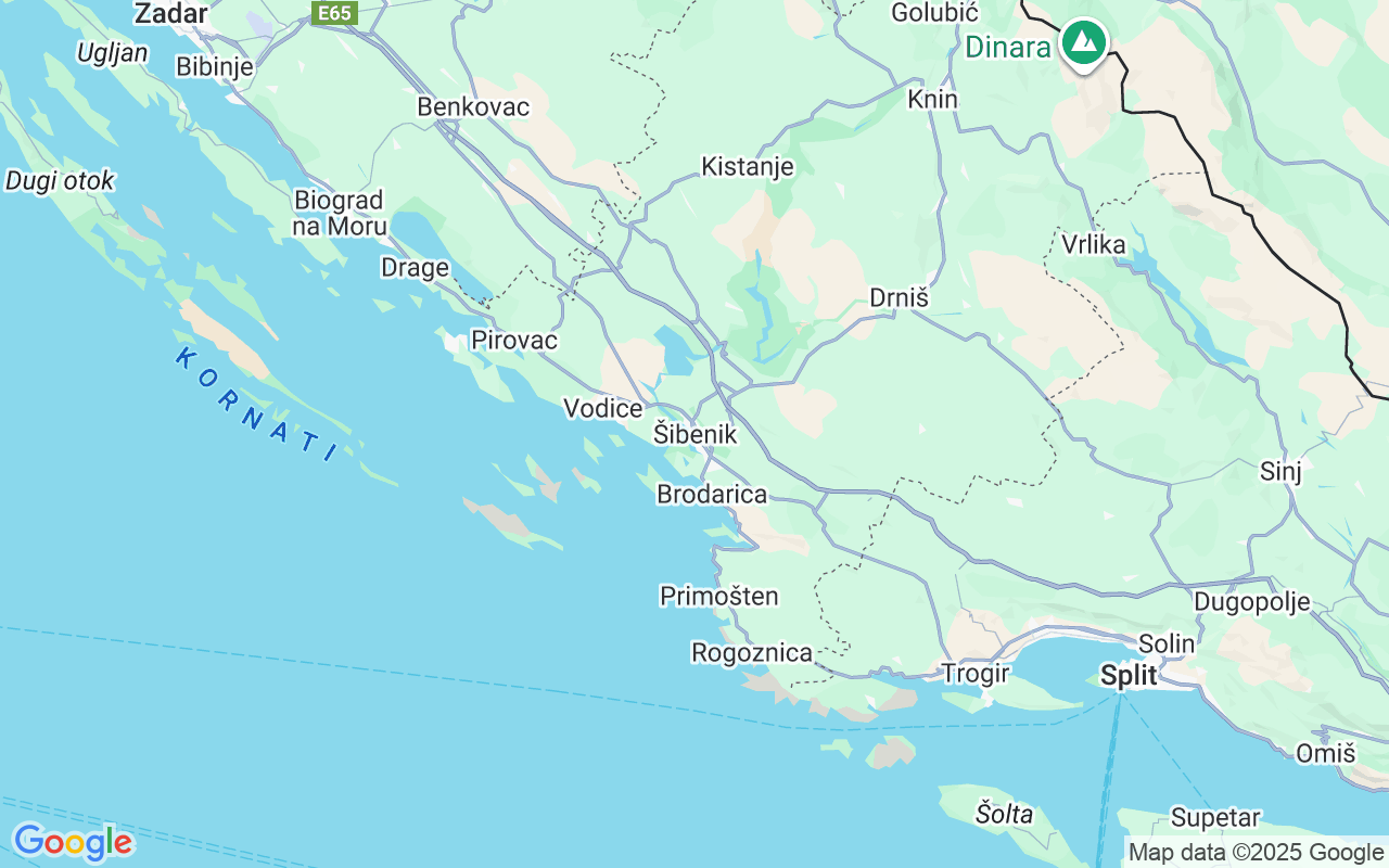 Plats för Katamaran: Šibenik, Kroatien