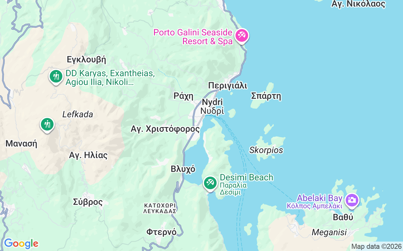 Emplacement du Bateau sans permis : Nydri Marine, Lefkada 311 00