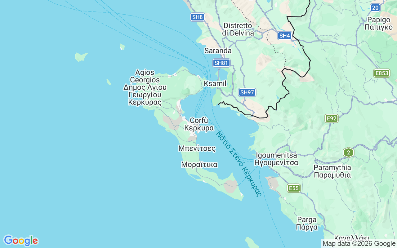 Luogo Catamarano: Corfù, Grecia