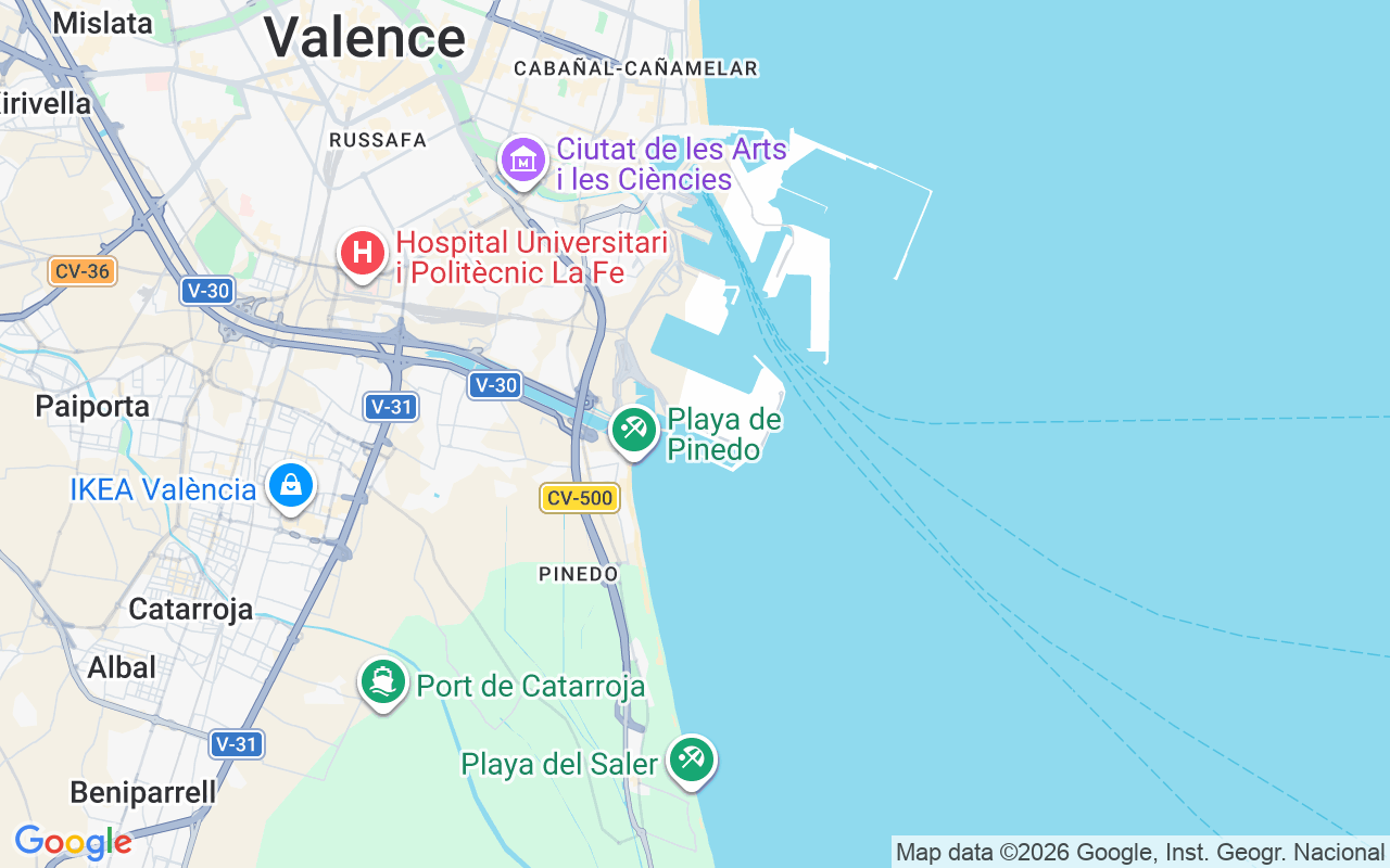 Emplacement du Voilier: Valencia Mar, Valence