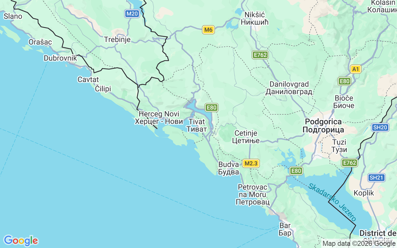 Emplacement du Semi-rigide: Tivat, Tivat