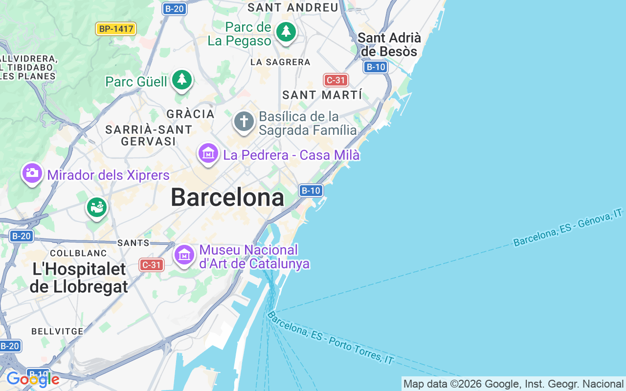 Location of the Sailboat: Port Olímpic, Barcelona