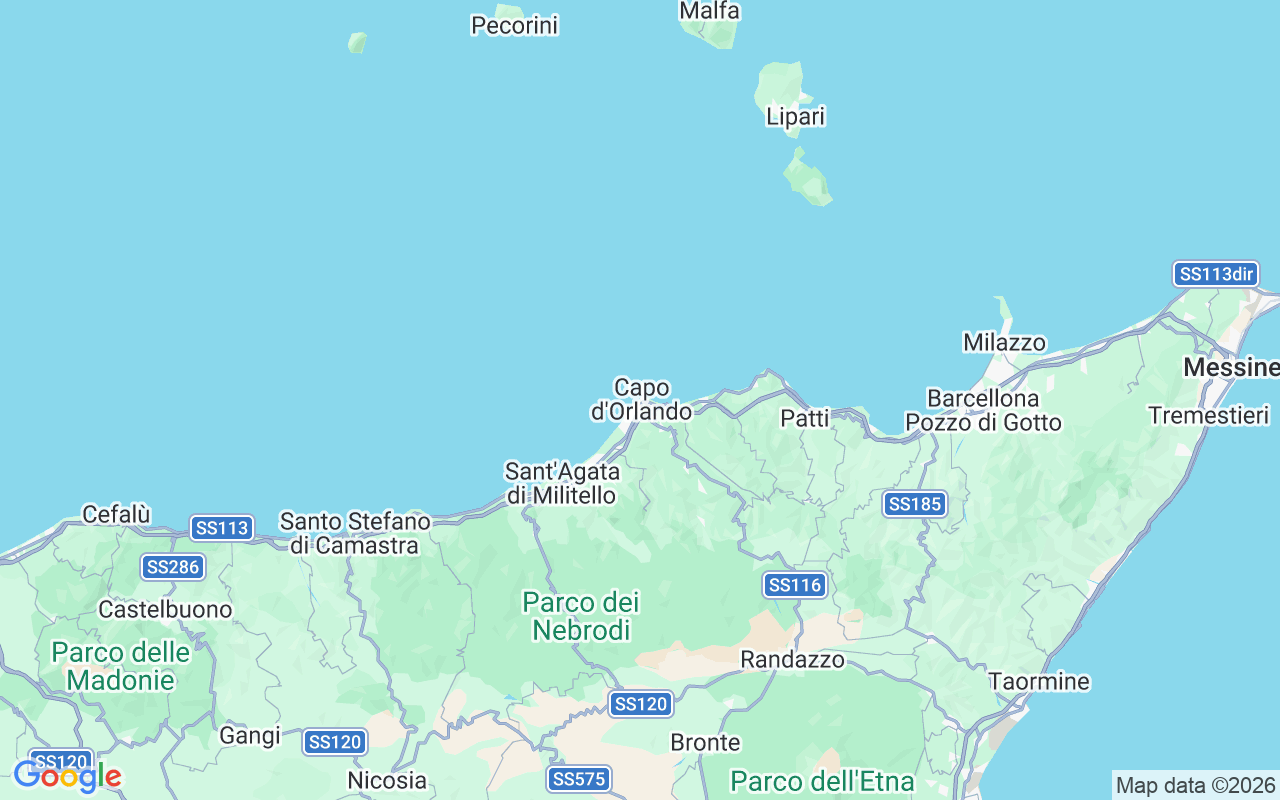 Emplacement du Catamaran: Capo D'orlando-Palermo, 98071 Capo D'orlando