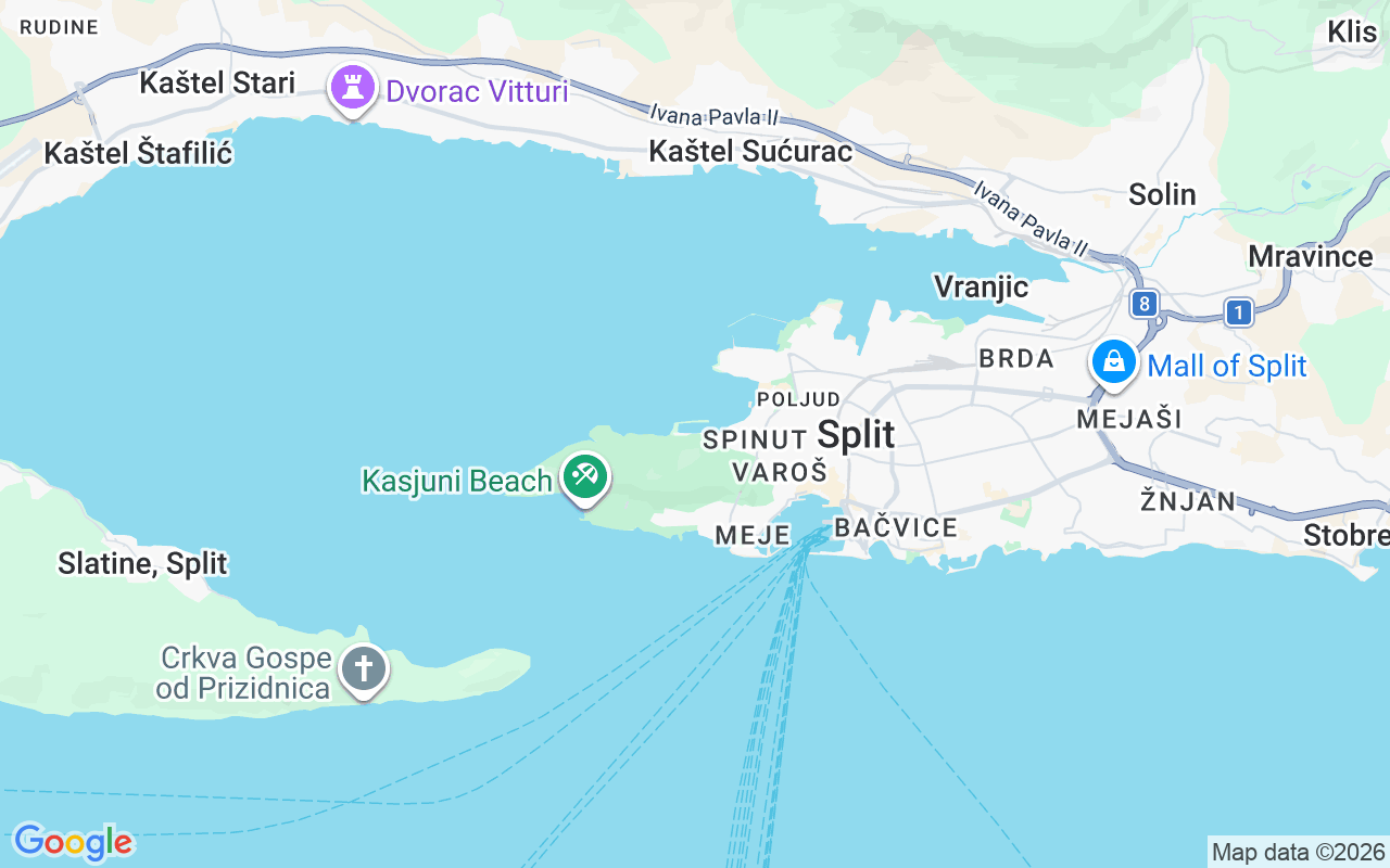 Plats för RIB-båt: Split, Kroatien