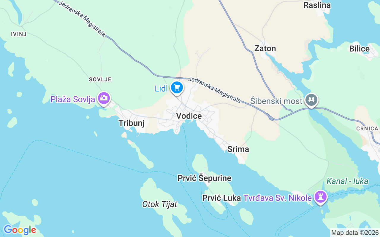Emplacement du Voilier: Aci Marina Vodice, Vodice