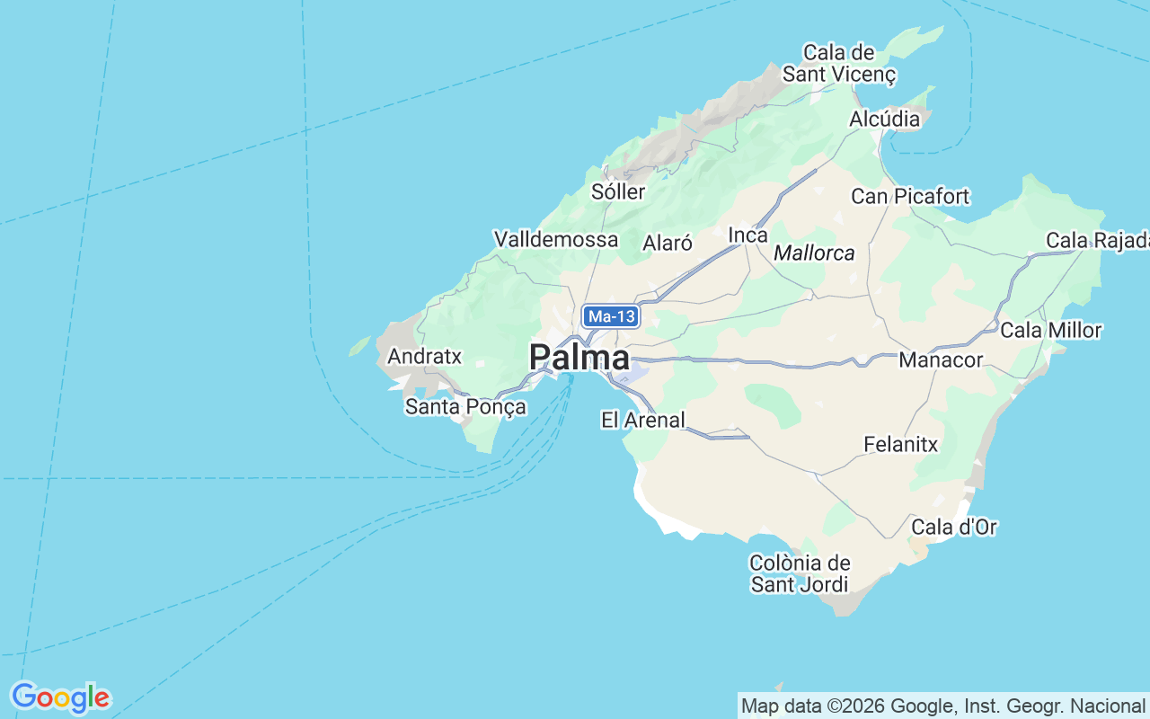 Localização do(a) Lancha: Palma, Palma
