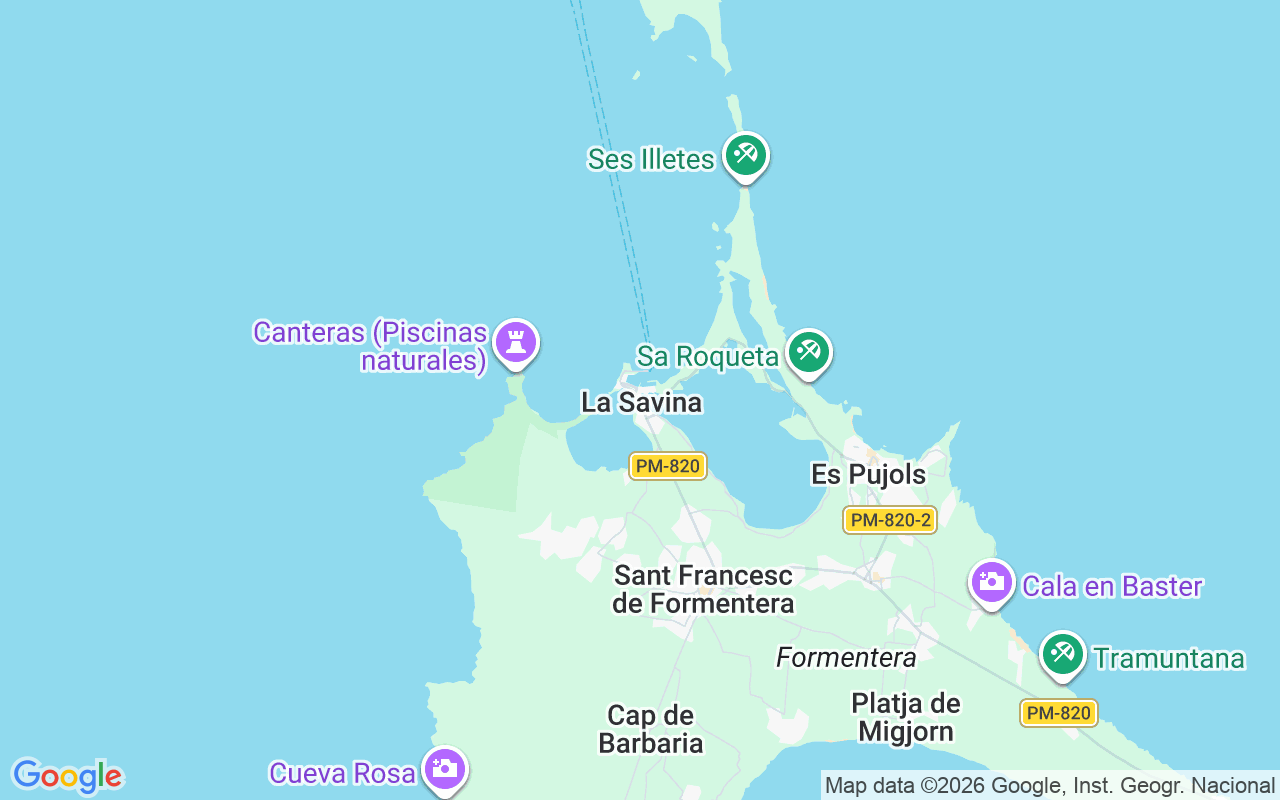 Ubicación Barco sin licencia: Marina De Formentera - La Savina, Formentera
