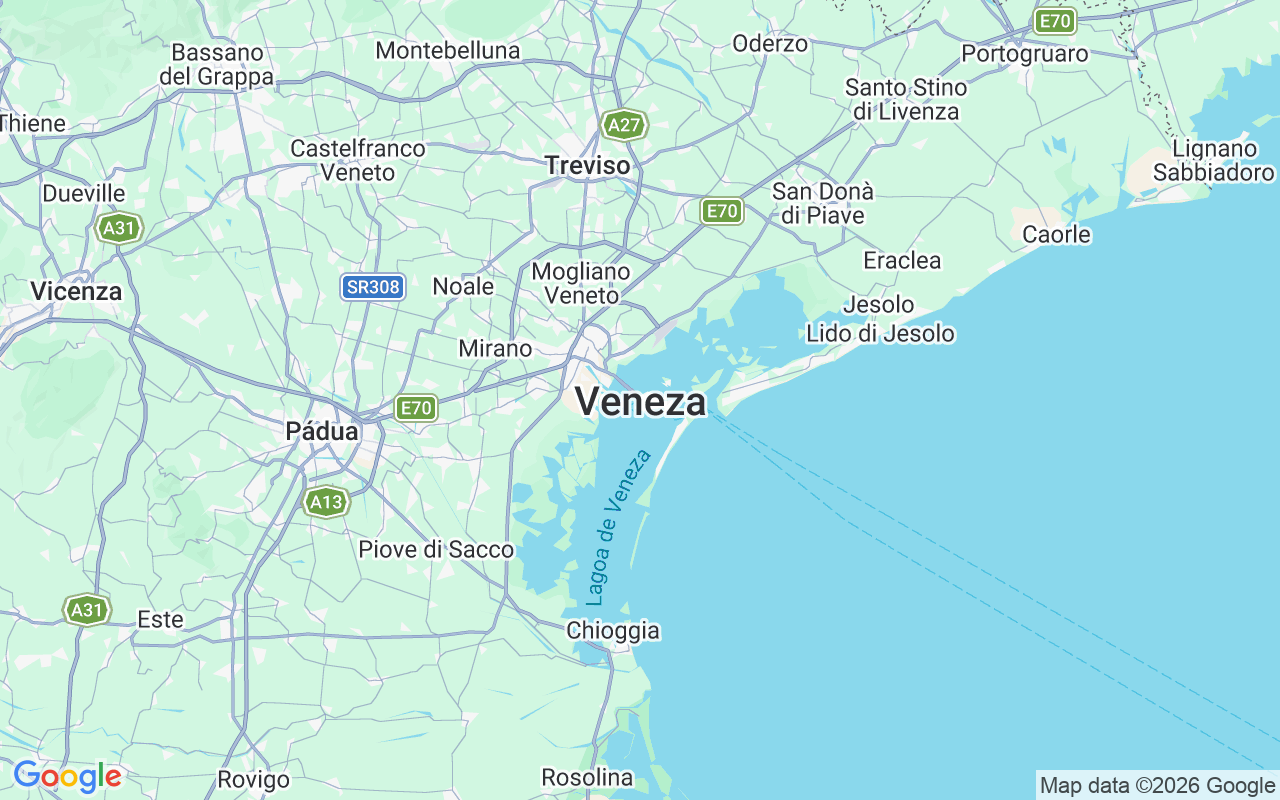 Localização do(a) Barco sem licença: Punta Fusina, Veneza