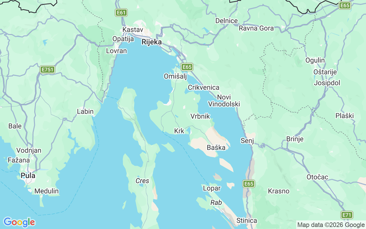 Ubicación Neumática: Krk, Krk