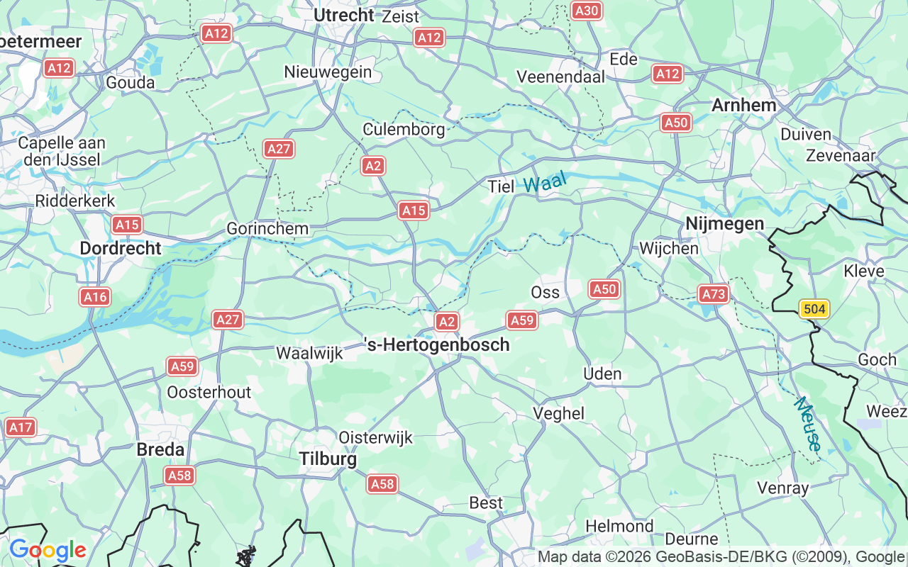 Location of the Houseboats: Van Gent Watersport, Kerkdriel