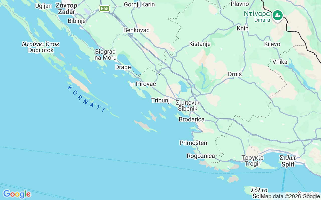 Τοποθεσία Μηχανοκίνητο σκάφος: Tribunj Riva, Tribunj