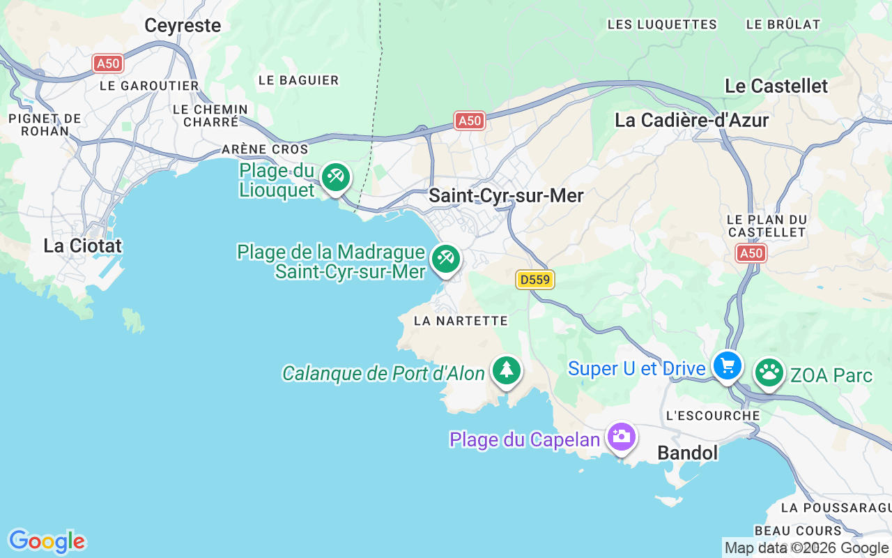 De locatie van Zeilboot: Port De La Madrague, 83270 Saint-Cyr-Sur-Mer