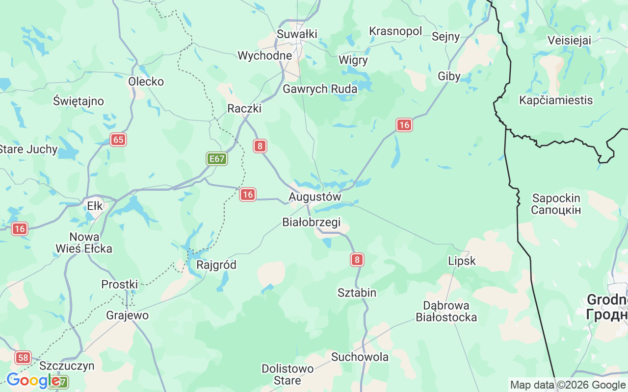 Ubicación Velero: Jeziorna 26, Augustów