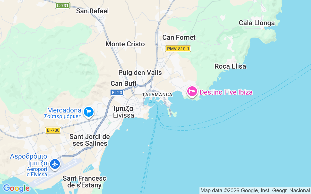 Τοποθεσία Φουσκωτό: Marina Ibiza, Ίμπιζα