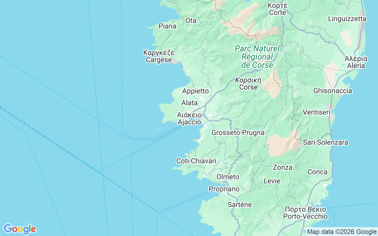 Τοποθεσία Φουσκωτό: Port De L'amirauté, Αιάκειο