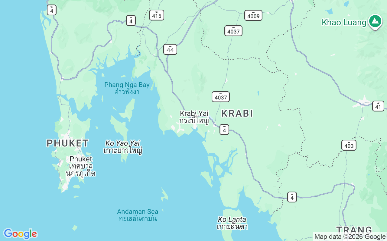 Plats för Katamaran: Krabi, Krabi
