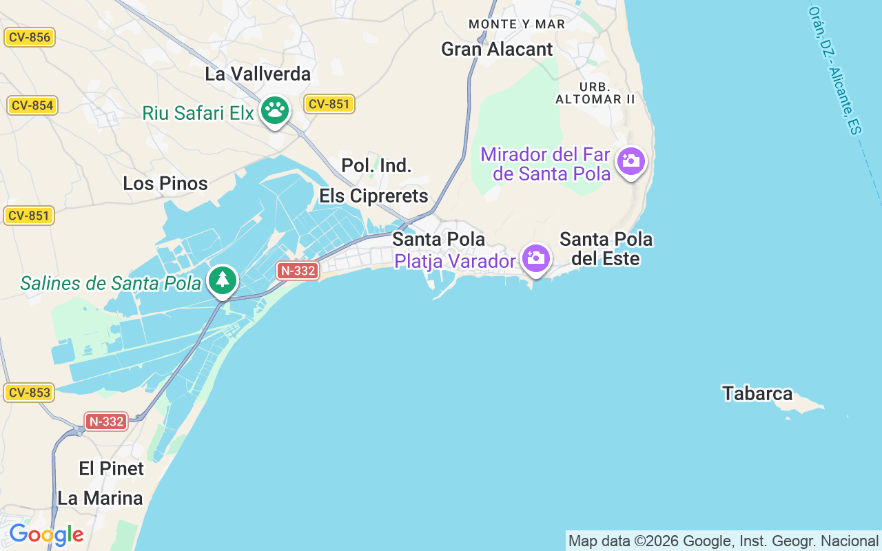 De locatie van Zeilboot: Marina Miramar, Santa Pola