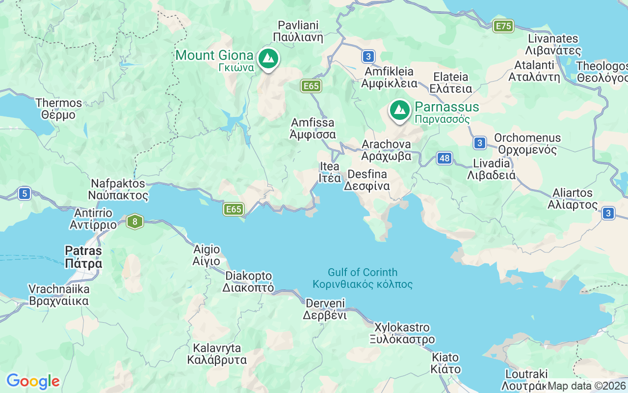 Location of the Catamaran: Galaxidi, Galaxidi