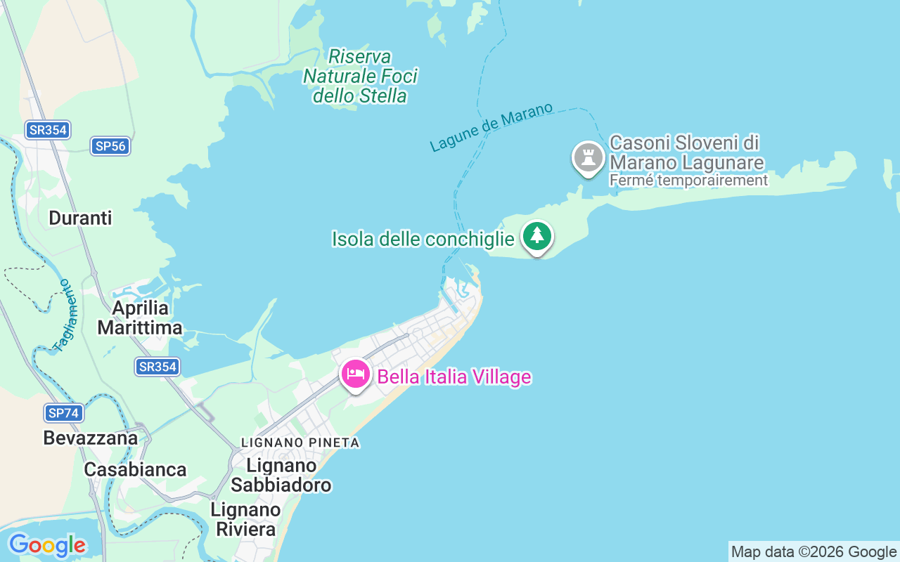 Emplacement du Bateau à moteur: Marina Punta Faro, 33054 Lignano Sabbiadoro