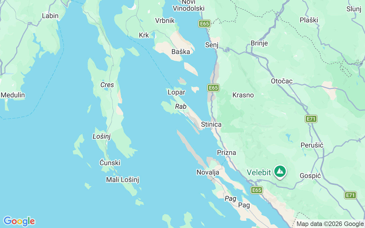 De locatie van Motorboot: Barbat, Rab
