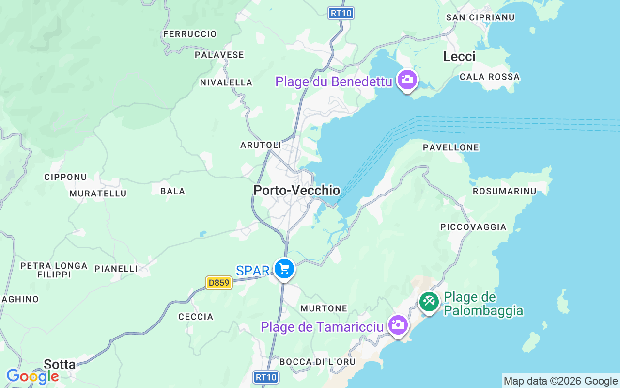 Localização do(a) Semi Rígido: 20137 Porto-Vecchio, França