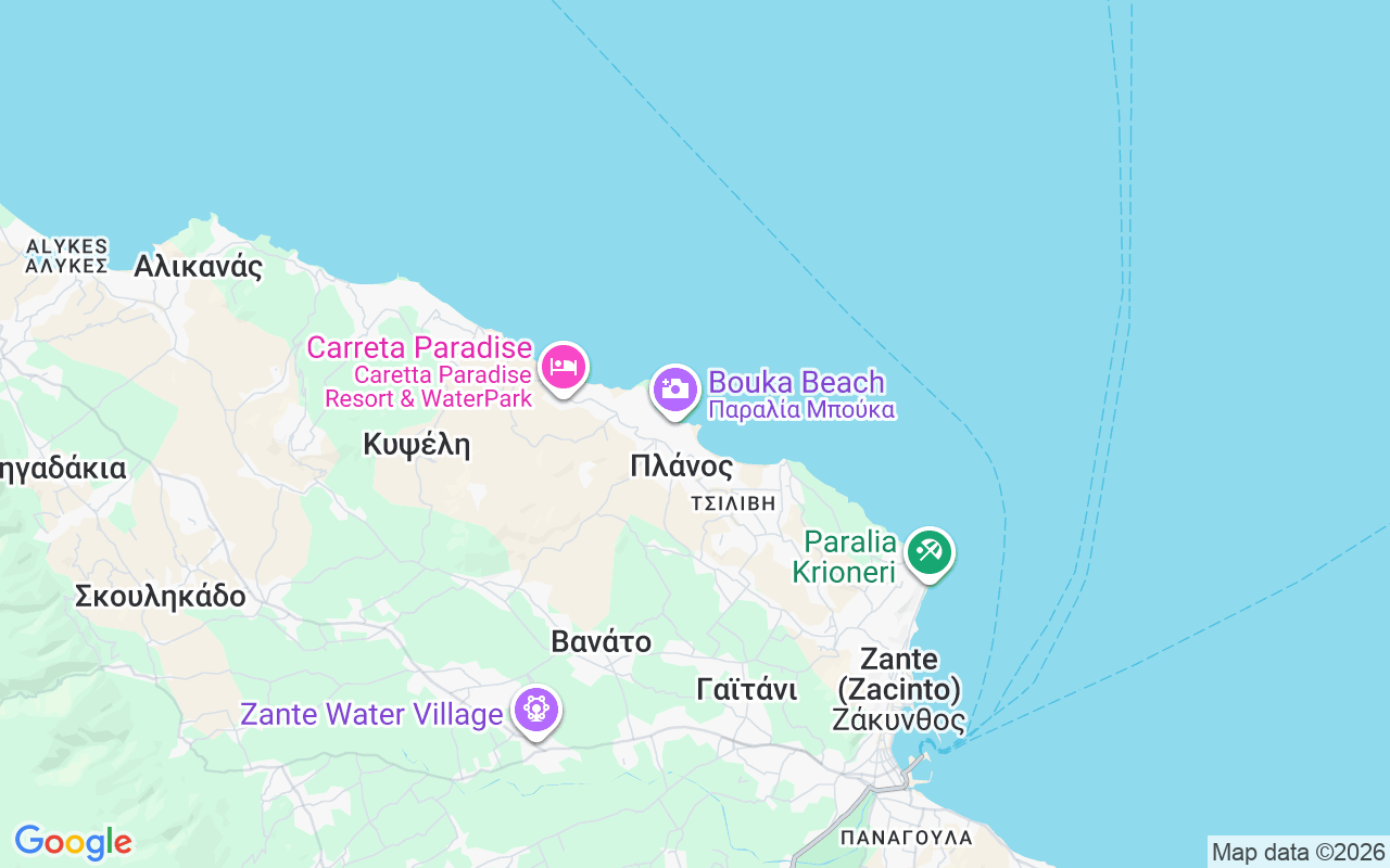 Luogo Barca a motore: Porto Di Tsilivi, Zakynthos