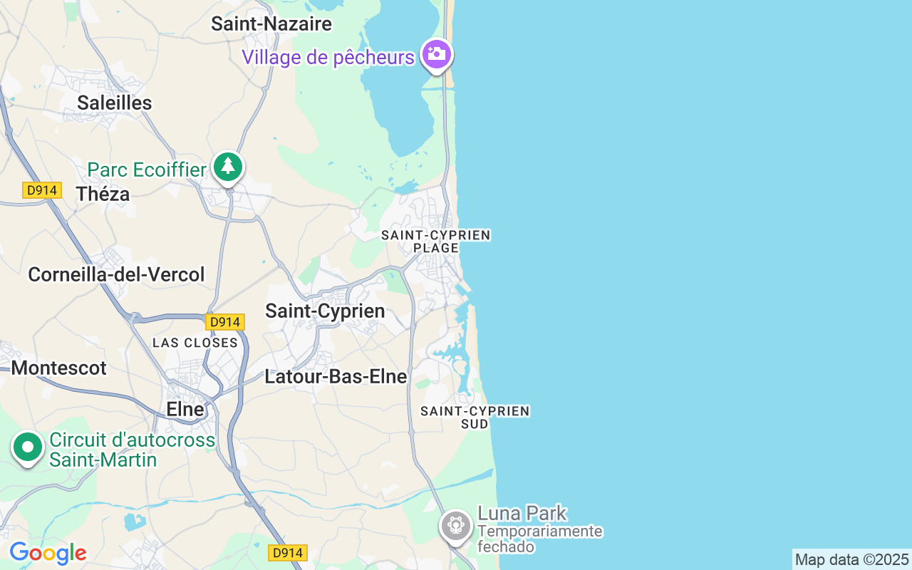 Localização do(a) Semi Rígido: 66750 Saint-Cyprien, França