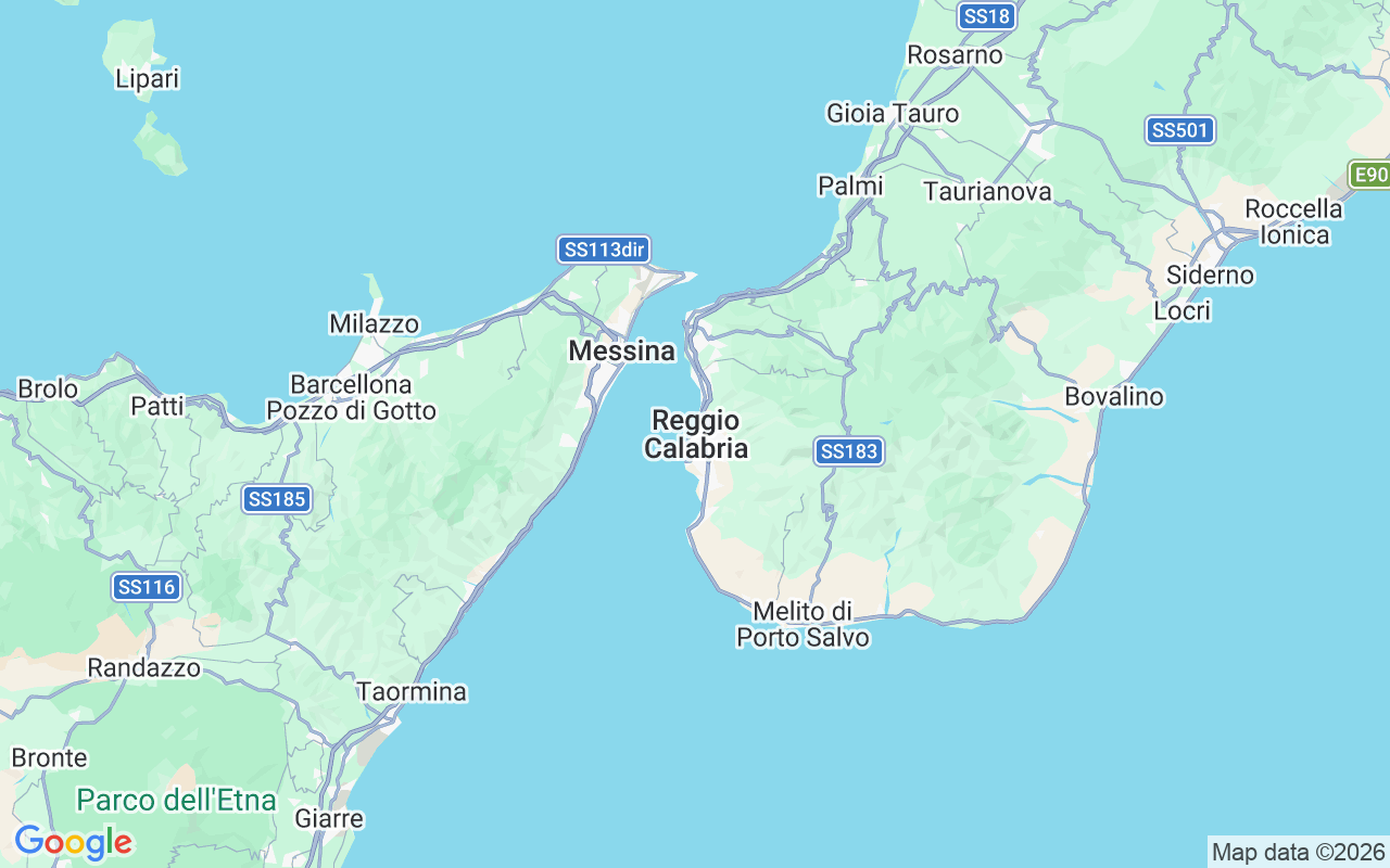 De locatie van RIB: Reggio Calabria, Italië
