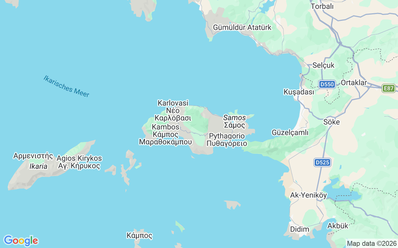 Liegeplatz RIB: Marathokampos, Samos