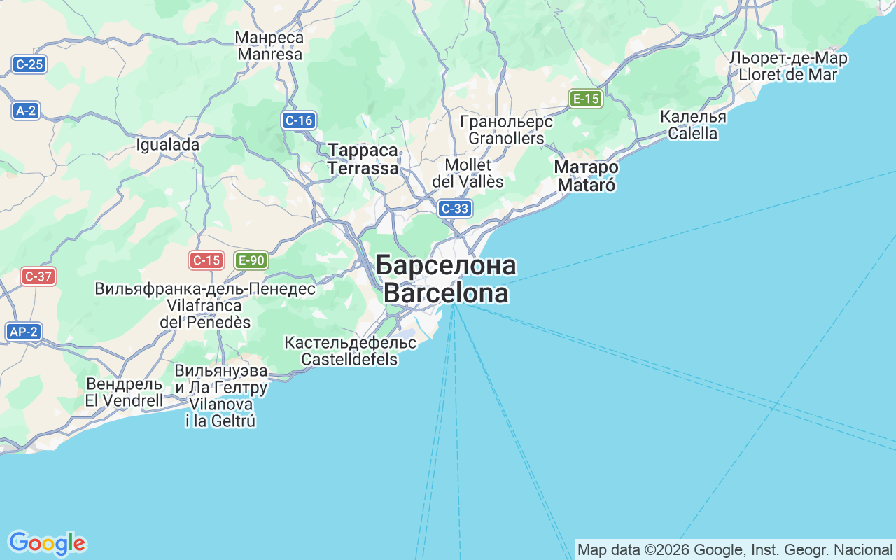 Местоположение Катамаран: Puerto Olímpico, Барселона