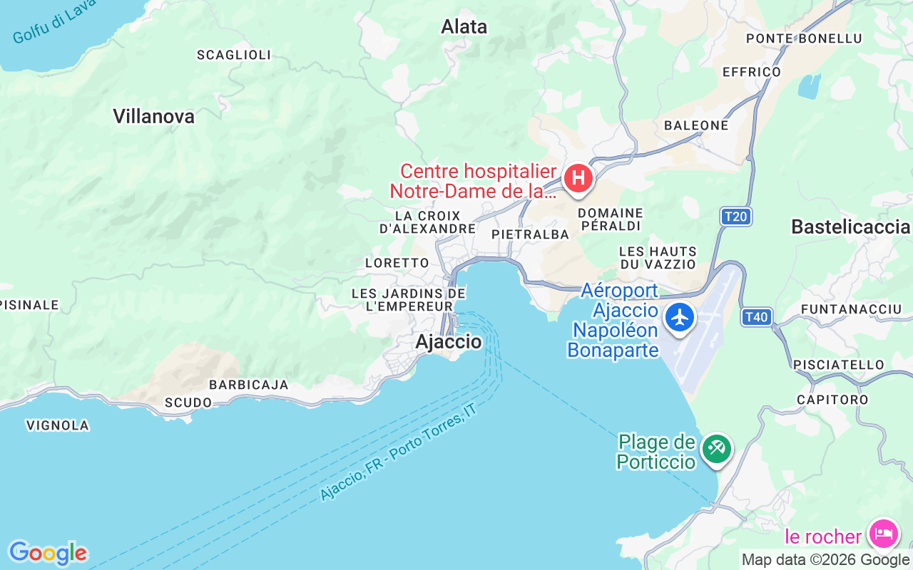 Localização do(a) Semi Rígido: Ajaccio, França