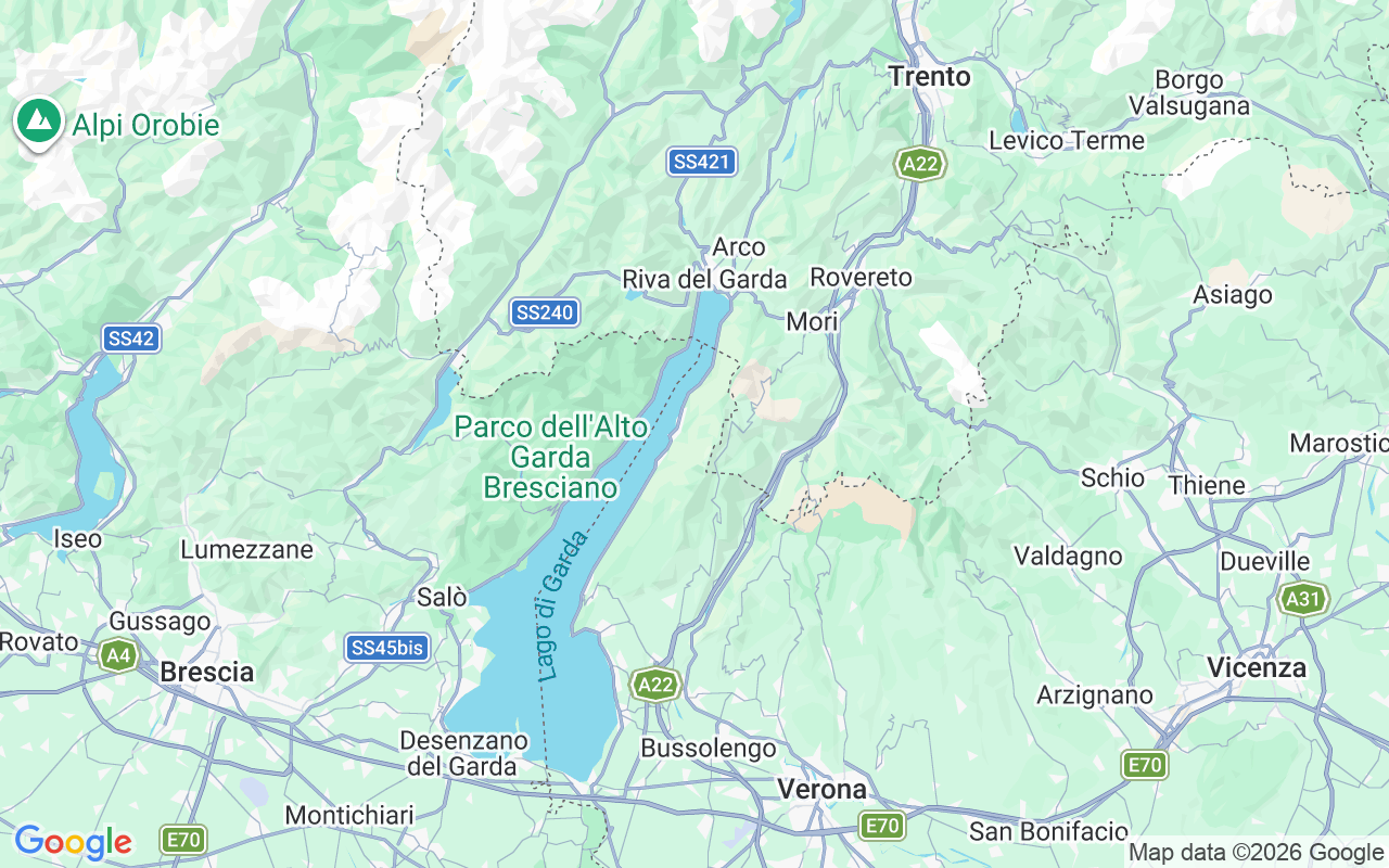 Location of the RIB: Navene, 37018 Malcesine