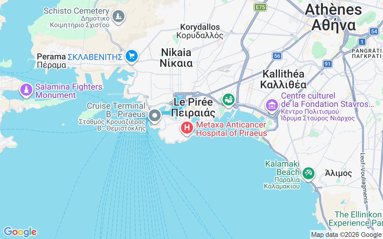 Emplacement du Catamaran: Zea Marina, Athènes