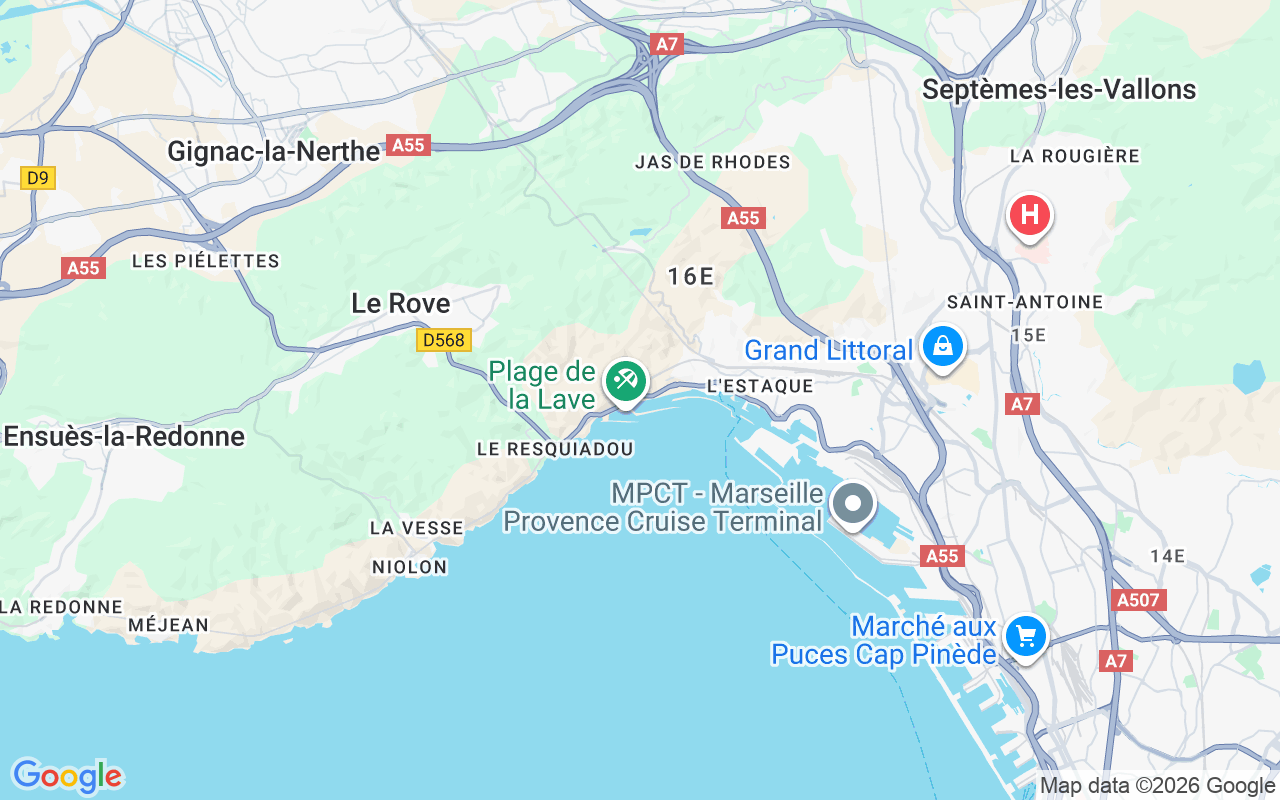 Plats för Motorbåt: Marseille, Frankrike
