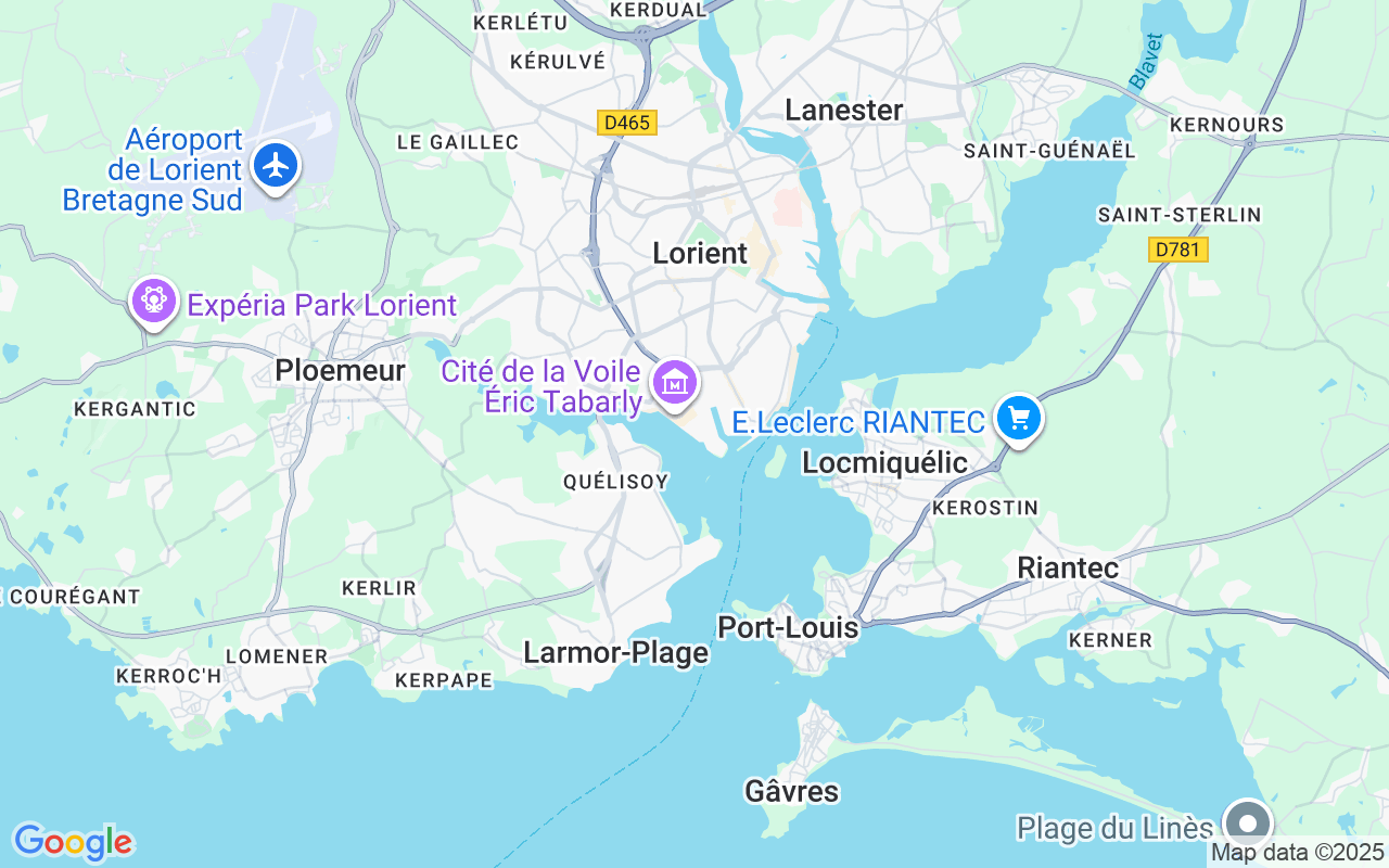 Plats för RIB-båt: 56100 Lorient, Frankrike