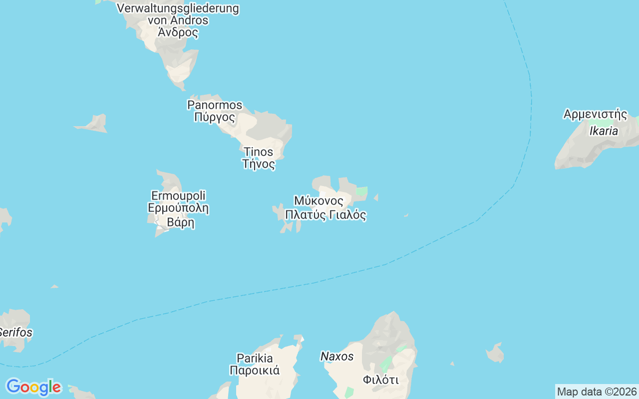 Liegeplatz RIB: Ornos, Mykonos
