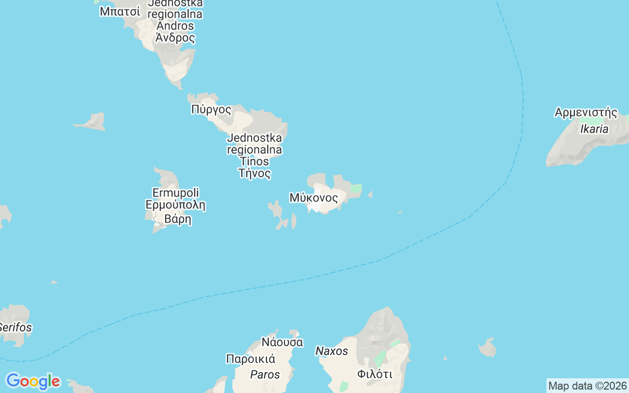Jacht motorowy w lokalizacji: Ornos, Mykonos