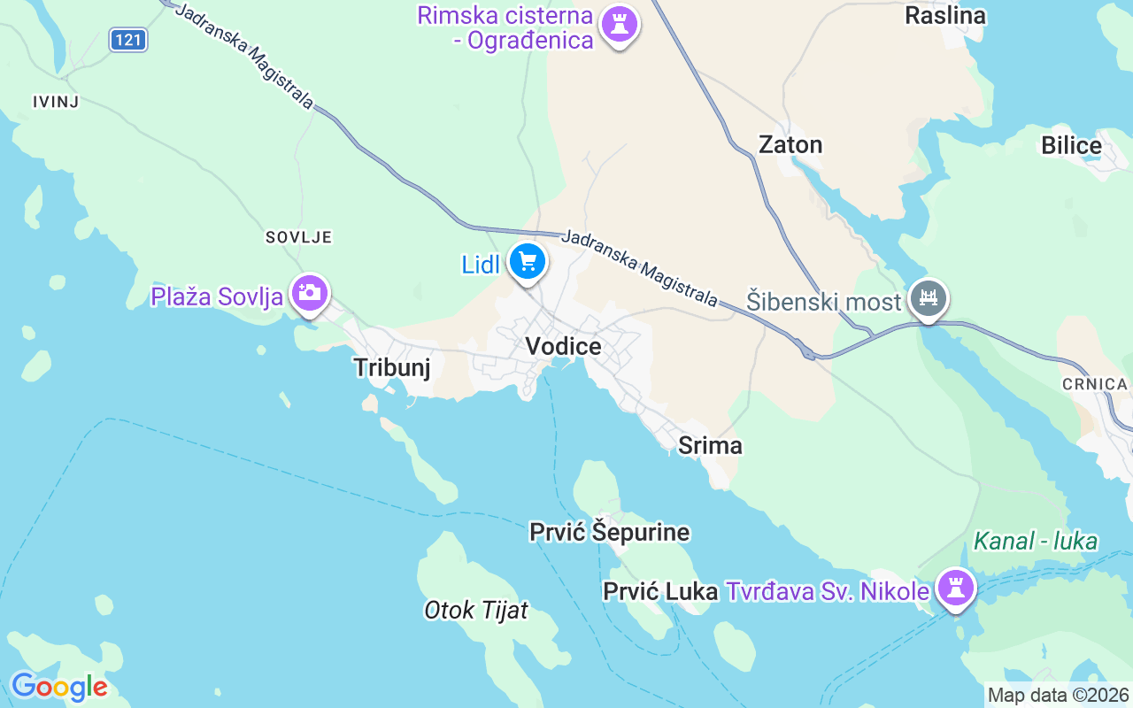 De locatie van RIB: Aci Marina Vodice, Vodice
