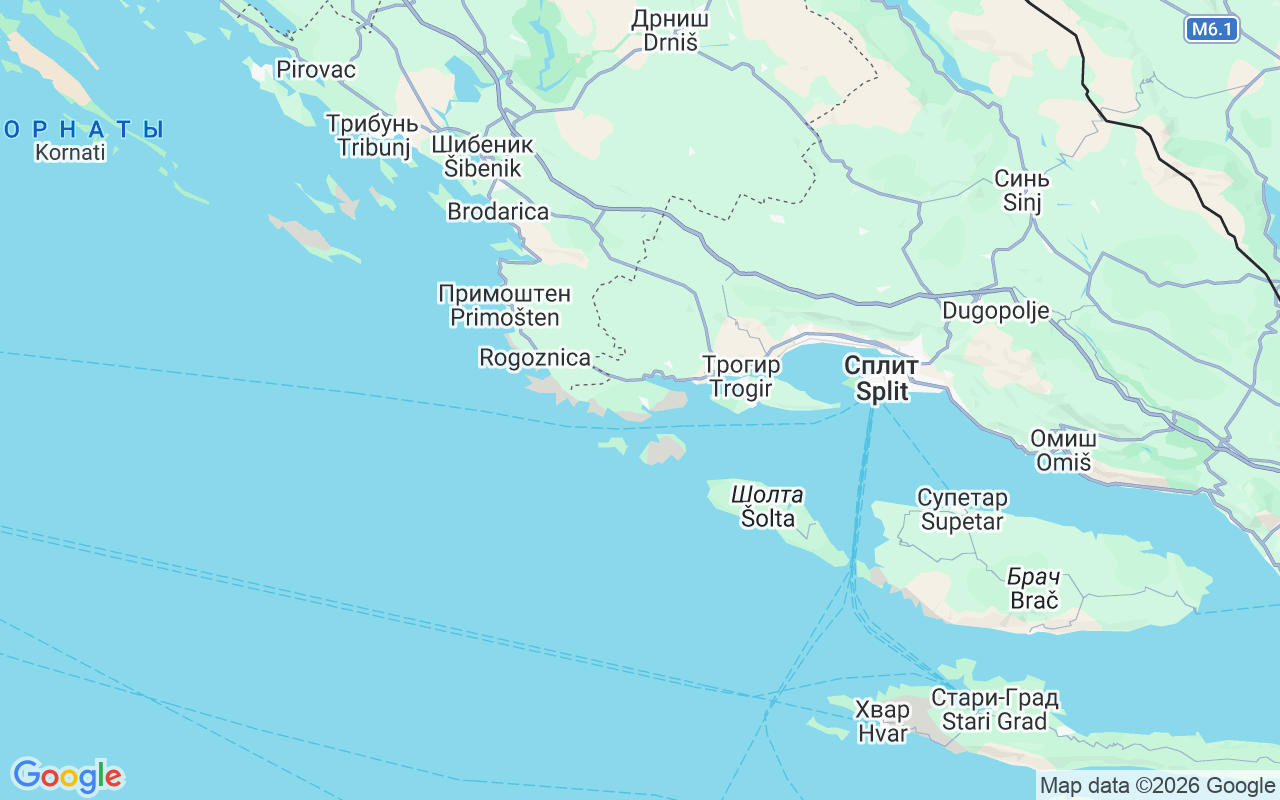 Местоположение Моторная лодка: Vinišće, Винище