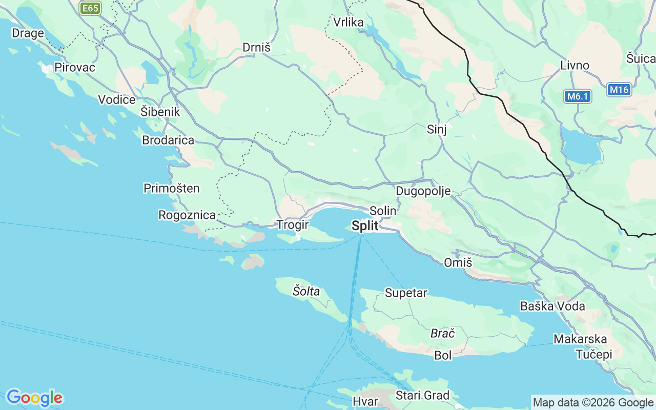 De locatie van Gulet: Split, Kaštel Stari