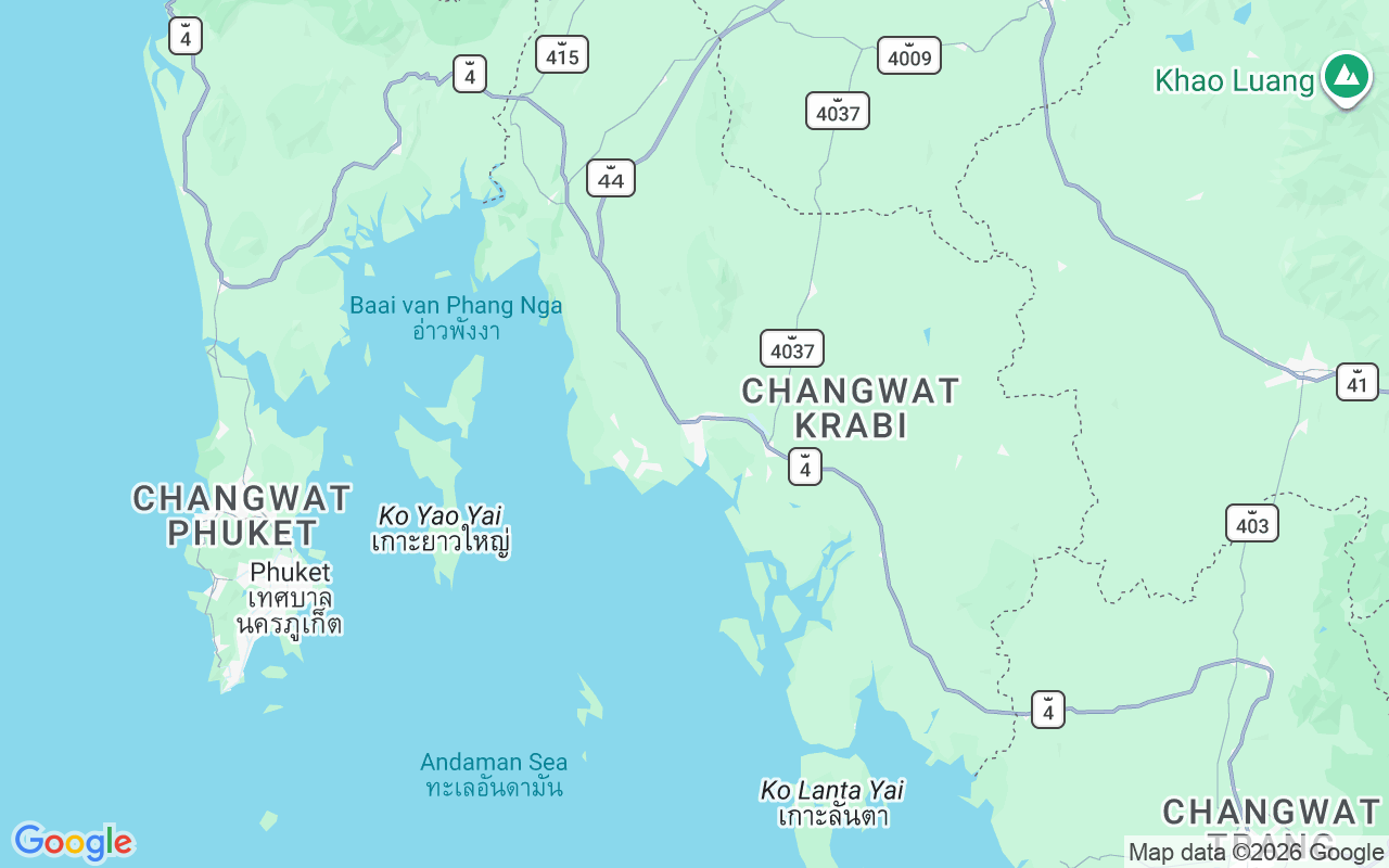 De locatie van Motorboot: Nopparatara Pier, Ao Nang, Changwat Krabi